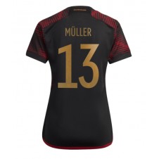Tyskland Thomas Muller #13 Bortatröja Dam VM 2022 Korta ärmar